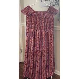 Vintage Sassy Doll  Ankle Dress Multicolor 2XLg